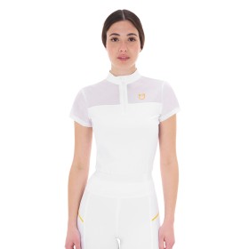 Polo Donna Equestro Mesh e Cotone Basic Line