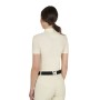 T-shirt donna da allenamento in tessuto con microfori