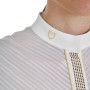 Polo concorso donna Equestro SS26 con inserti in seta