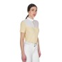 Polo concorso donna Equestro SS26 con inserti in seta