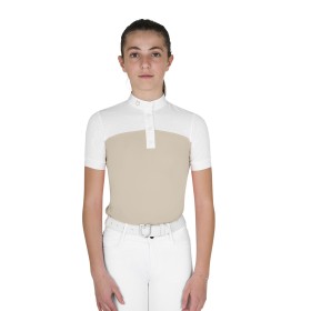 Polo bimba Oxford Tan da concorso SS26