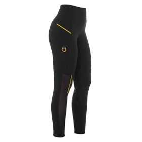 Leggings Equestro microforato SS26 leggero Nero