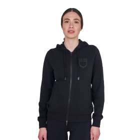 Felpa Nera donna Equestro SS26