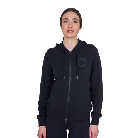 Felpa Nera donna Equestro SS26