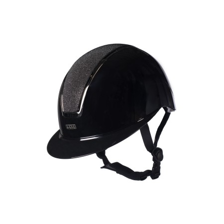 Casco HKM Lady Silver e Brillantini