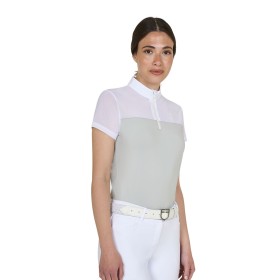 Polo Donna Equestro Mesh e Cotone Basic Line