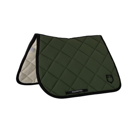 Completo Sottosella salto con logo ricamato black