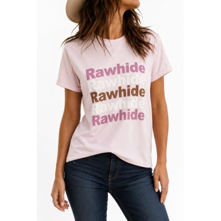T-shirt rosa donna RAWHIDE