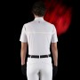 Polo concorso uomo Equestro Ridertec manica corta e zip