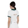 Polo donna allenamento tre bottoni Equestro X FISE 100