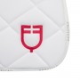 Sottosella con Cuffino Equestro Bianco Logo Colorato