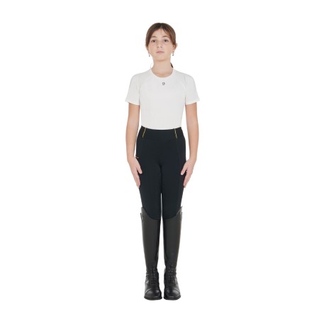 Leggins Bimba Equestro Blu Nero