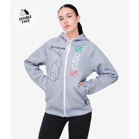 Felpa Scuba GIVOVA Grigio/Bianco