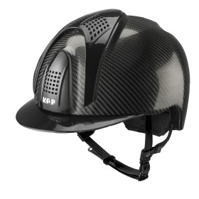 Kep Italia E-Light Carbonio Nero Lucido Visiera Metallizzata 3 tasselli nero metallizzato