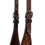 TEstiera Western 1 orecchio con Decorazione Floreale