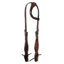 TEstiera Western 1 orecchio con Decorazione Floreale