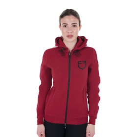 Felpa da donna con cappuccio Equestro Scooter & BLU