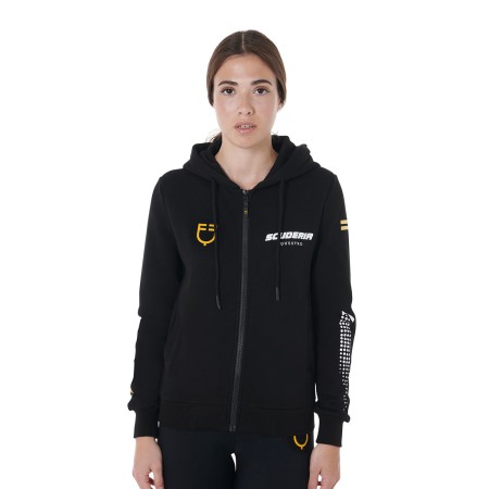 Felpa donna cappuccio Scuderia Equestro