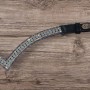 Frontalino V Shape in cristallo azzurro