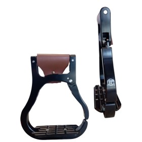 Staffe Sicurezza Monta Western Nera