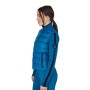 Piumino da donna in nylon e maglia con cerniera