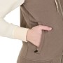 Felpa Equestro donna bicolore con zip frontale