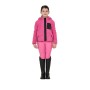 Felpa bambina in pile ricciolo con zip