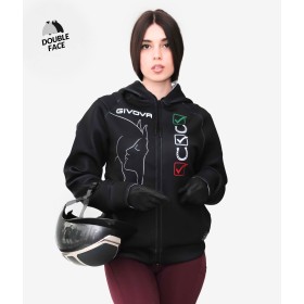 Felpa Scuba GIVOVA nero/bianco