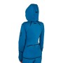Felpa tecnica da donna in jersey con zip