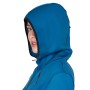 Felpa tecnica da donna in jersey con zip