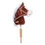 Cavallino con manico HKM -Bella-marrone