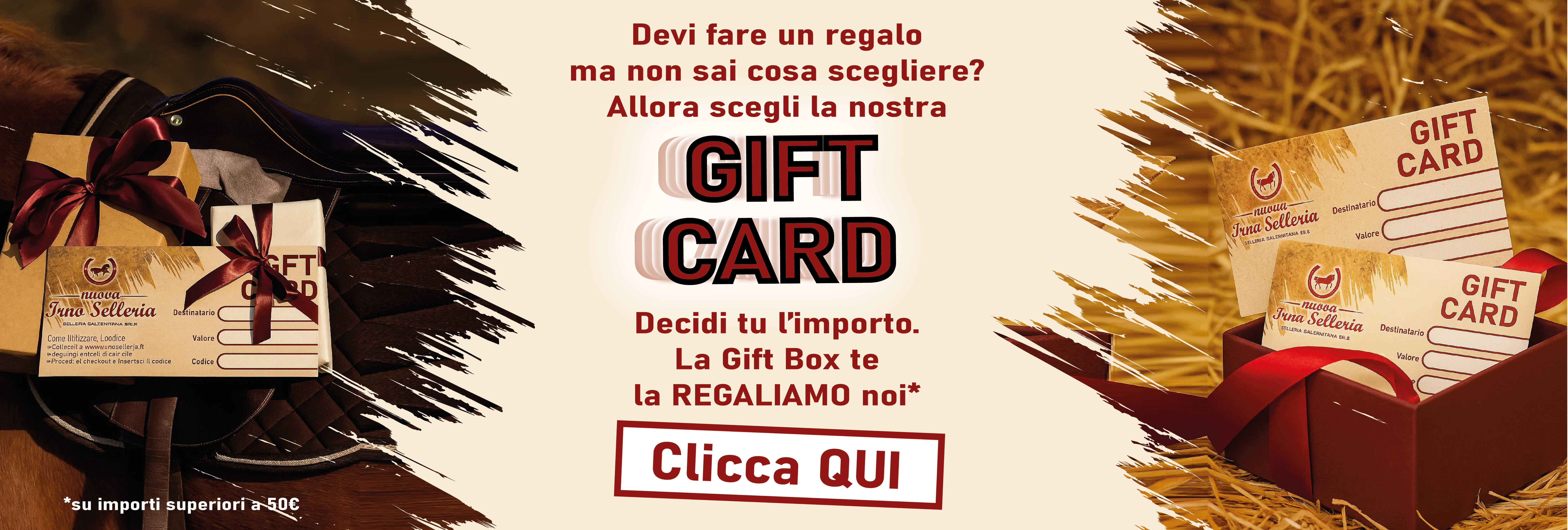 Gift Card e gift box